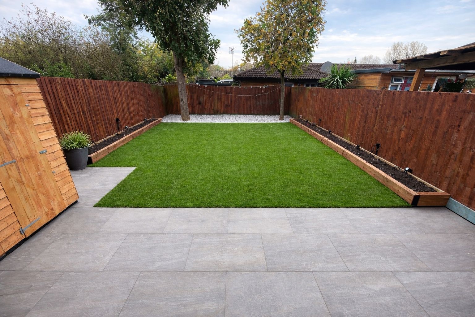 Inova Garden completed project showing garden design